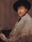 James Mcneill Whistler Arrangement in Gray oil painting on canvas